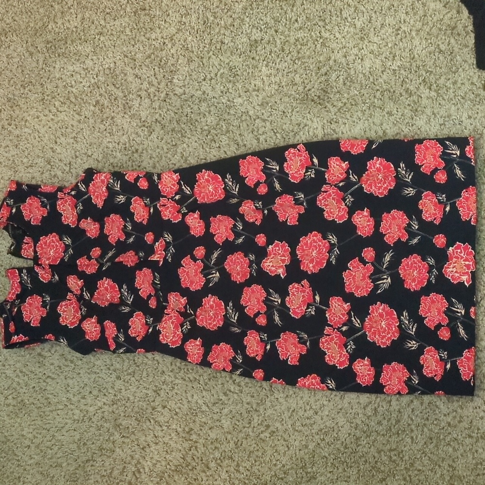 banana republic roses dress size 0